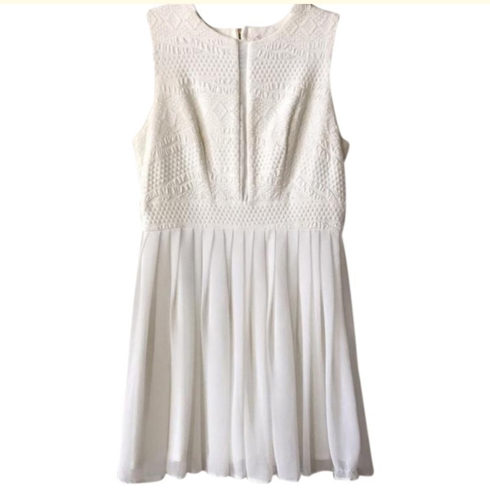 ASOS White Petite Cocktail Dress Size 10